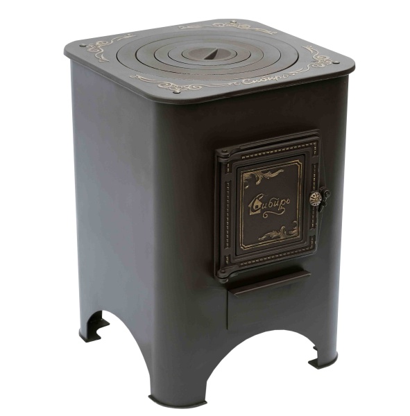 Печь под казан с чугунной плитой и дверцей СИБИРЬ НМК