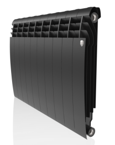 Радиатор биметаллический ROYAL THERMO BILINER BIANCO NOIR SABLE 500/80 - 12 секций