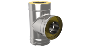 Сэндвич-тройник 90 гр. d = 115/200 мм (Н+Н) 1 ММ  (3)