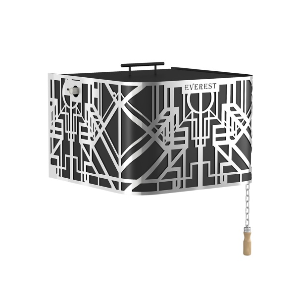 Душ русский (обливное устройство) 15 л EVEREST BLACK GALAXY INOX