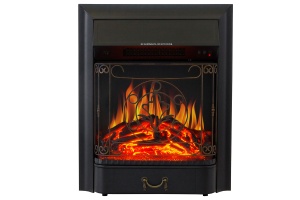 Электроочаг Majestic Lux Black стандартный 2 кВт (звук)