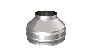 Оголовок d = 180/260 мм без зонта (Н+Н)  (GS)