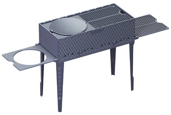 Мангал чугунный ГЕФЕСТ