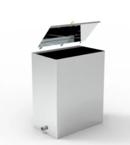 Бак наставной 45 литров 1 мм ЖАРА (500 х 450 х 200 мм, штуцер справа)