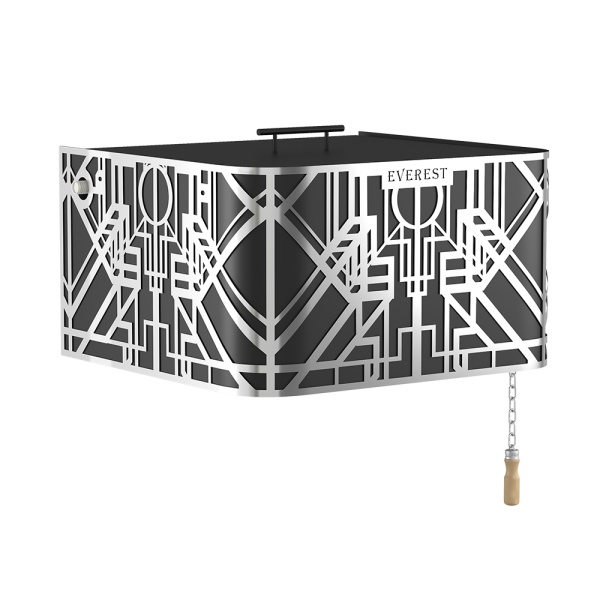 Душ русский (обливное устройство) 35 л EVEREST BLACK GALAXY INOX