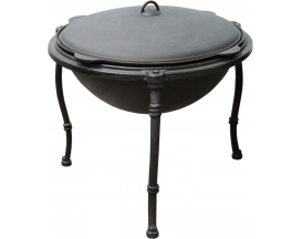 Казан чугунный 25л К-П с крышкой и подставкой БЛМЗ  (1)