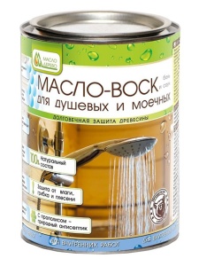 Масло-воск для душевых и моечных бань и саун 10 л Масло&Дерево
