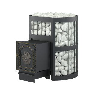 Печь-каменка  чугунная ЛЕГЕНДА  СТАНДАРТ 22 дверца ДТ-4 (12 - 24 м.куб)  *