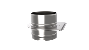 Шибер (задвижка) d = 200 мм (0,8 ММ) НЕРЖАВЕЙКА  (GS)