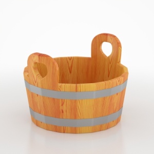 Шайка 15 л ЛИСТВЕННИЦА НАТУРАЛЬНАЯ