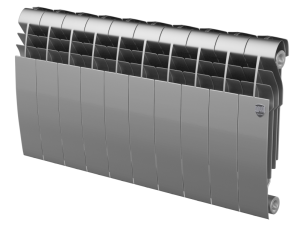 Радиатор биметаллический ROYAL THERMO BILINER BIANCO SILVER SATIN 350/80 - 12 секции