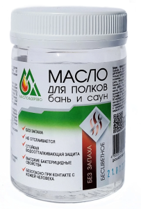Масло для полков 250 мл БЕЗ ЗАПАХА бесцветное/МИНЕРАЛЬНОЕ Масло&Дерево (17)