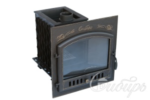 Печь-каменка СИБИРЬ-25 дверца ПАНОРАМА (ПД 700 х 700)