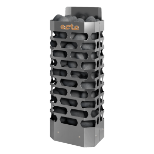 Электрокаменка ЭКМ-4 OCTA STEEL (5 - 7 м.куб)  корпус из нержавейки, напольная, без пульта