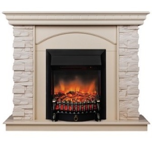 Портал Elford STD/EUG/24/25,5 HL WT белый дуб (WT-614) для электроочага стандартного/Eugene/24/25,5