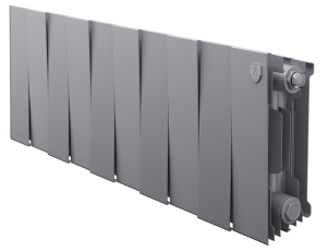 Радиатор биметаллический ROYAL THERMO PIANO FORTE SILVER SATIN 200/100 -  8 секций