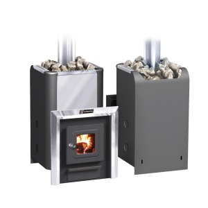 Печь-каменка ЕРМАК ЭЛИТ 20 С дверца со стеклом (10 - 24 м.куб)