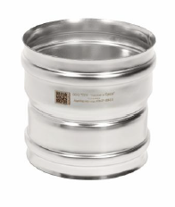 Переходник диаметра d = 120 - 130 мм (М/М) ТИС (0,8 ММ) (430 СТАНДАРТ)